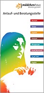 Die Grafik zeigt ein Mädchengesicht in Regenbogenfarben